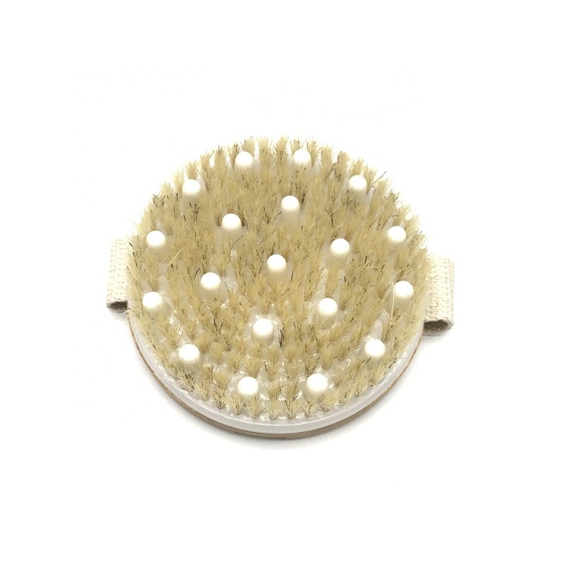 Body Scrub Brush - Bamboo Exfoliating Dry