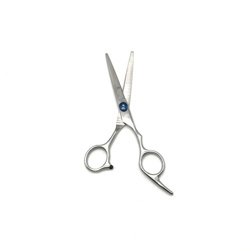 Barber Scissors - Electroplated Blue Screw