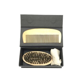 Beard Brush Set - Kit Comb for Men