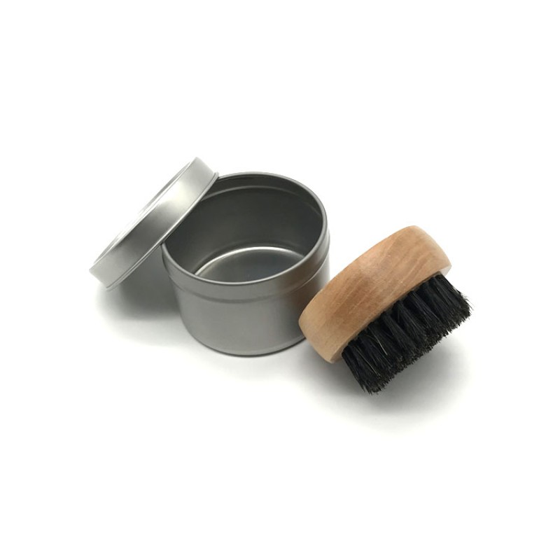 Boar Bristle Brush - Round Wooden Handle