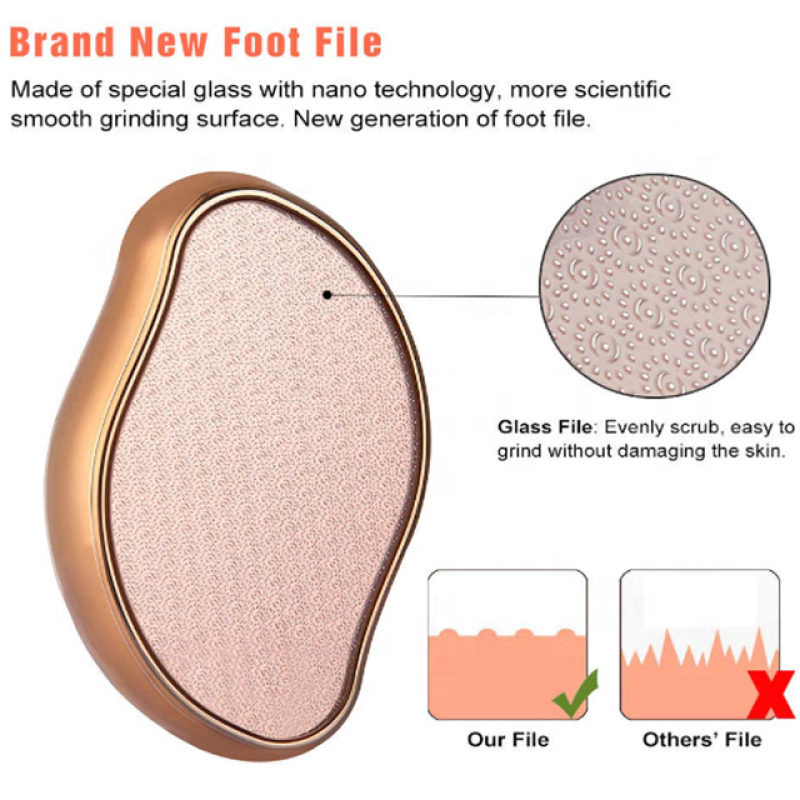 Glass Foot File - Nano Crystal Scrubber