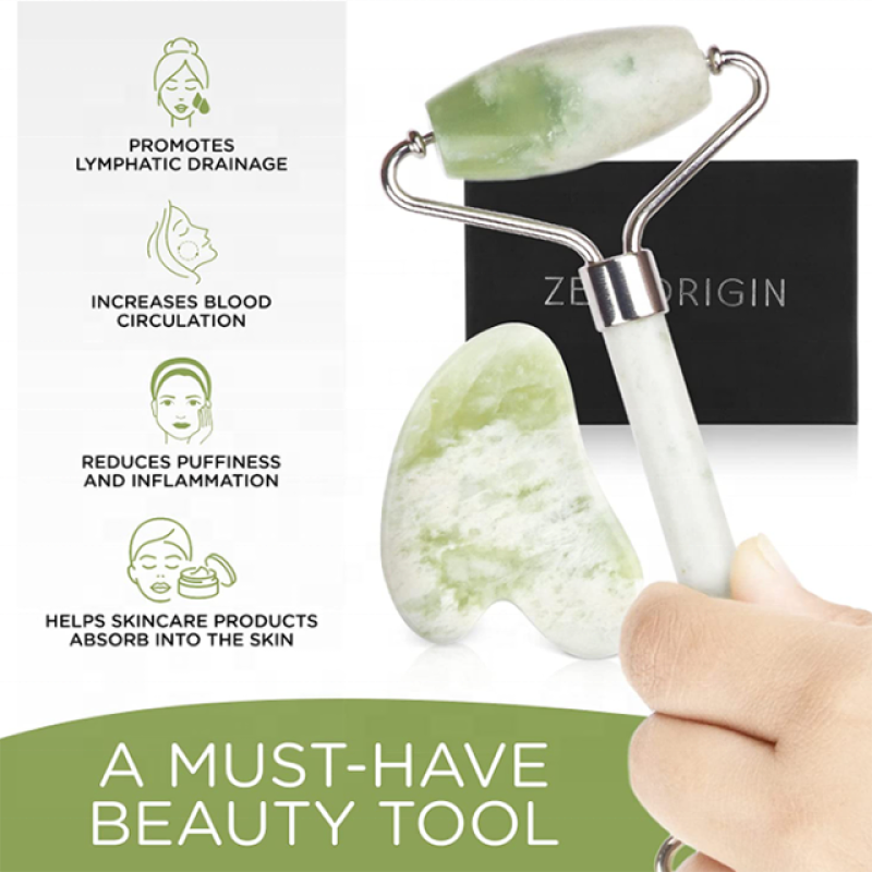 Jade Face Roller - Dual Sided Massage