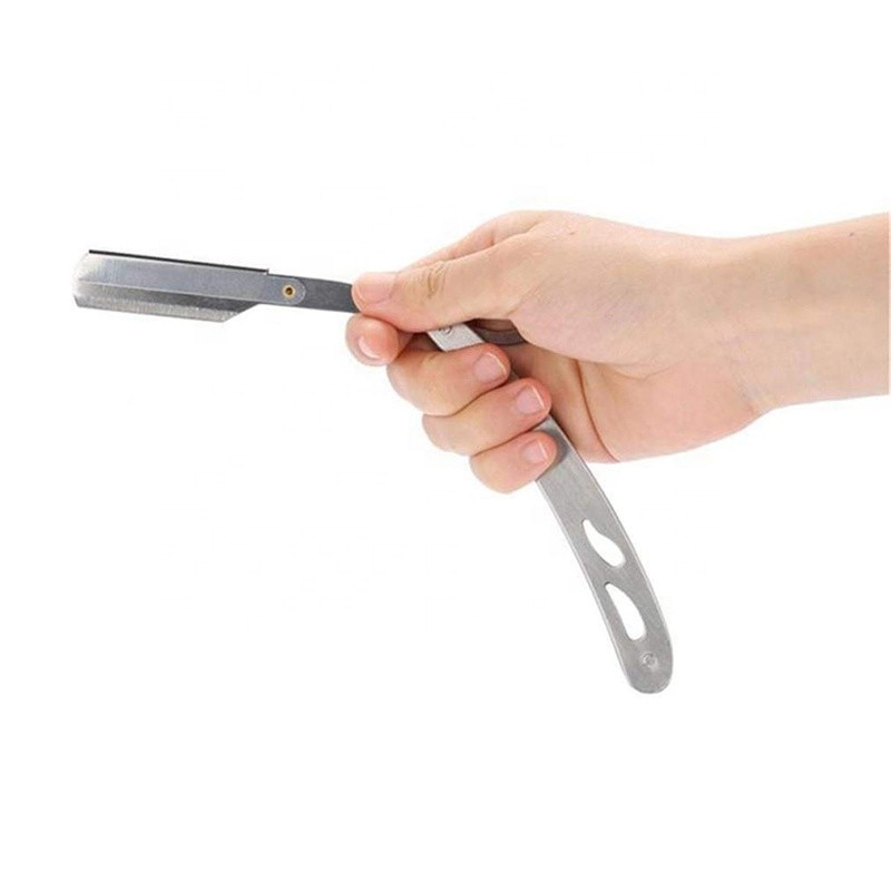 Straight Edge Razor - Stainless Steel Barber