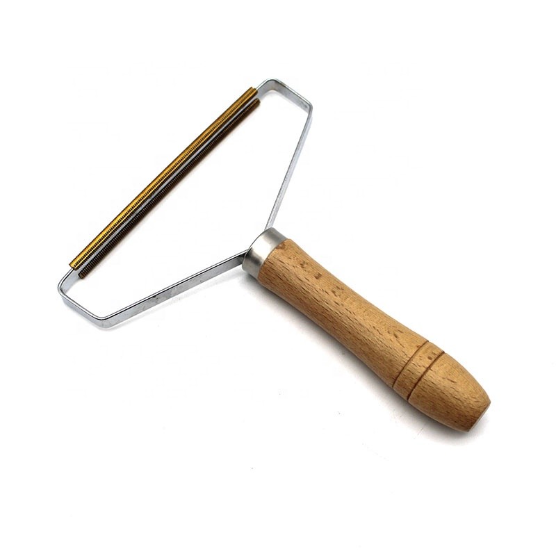 Copper Lint Remover - Portable Beech Wood