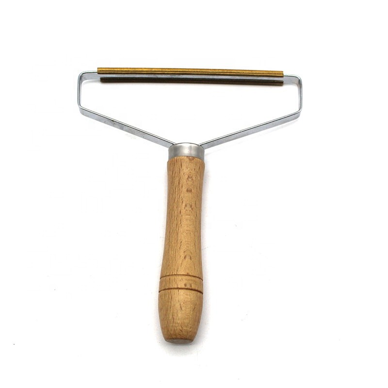 Copper Lint Remover - Portable Beech Wood
