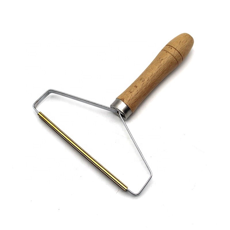 Copper Lint Remover - Portable Beech Wood