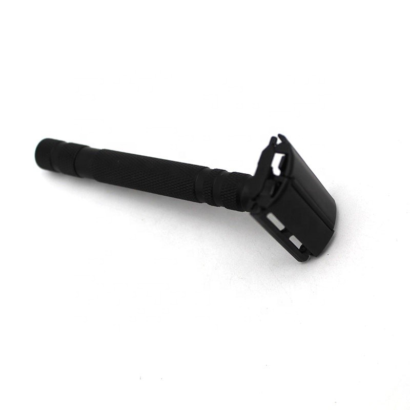 Travel Razor - Matte Black Double Edge