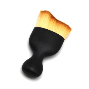 Compact Makeup Brush - Pocket Size Black ABS
