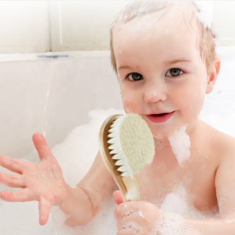 Baby Brush Set - 3 Piece Wooden Newborn