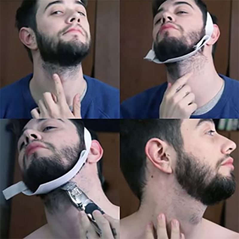 Beard Template - Neckline Shaving Guide