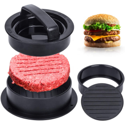 Stuffed Burger Press - 3 in 1 Adjustable Mold