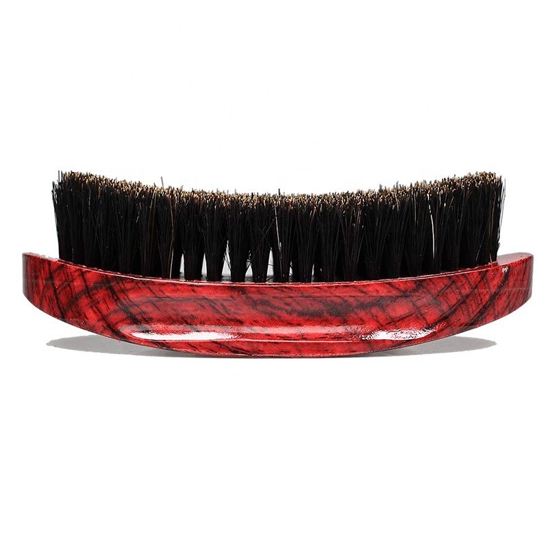 Detangling Brush - Red Wood Grain Custom