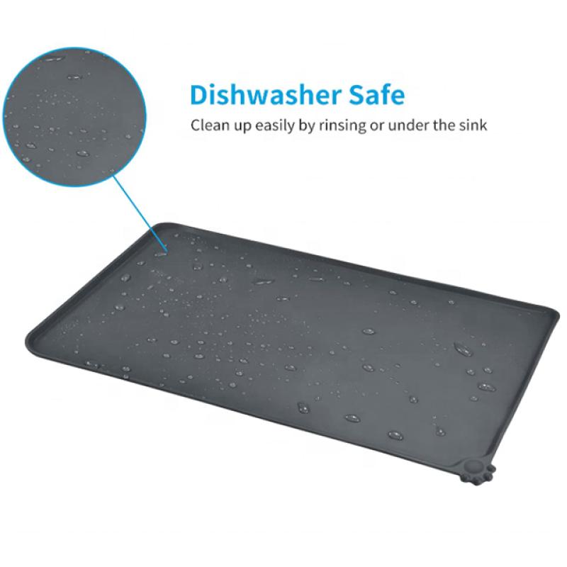Pet Feeding Mat - Silicone Waterproof Anti-slip