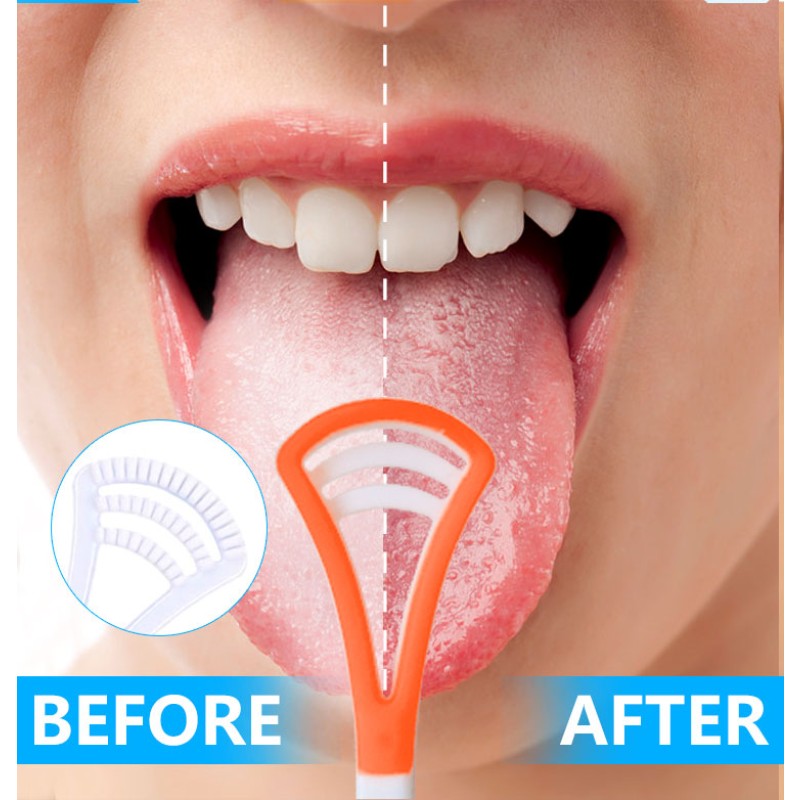 Tongue Scraper Manufacturer - Colorful Wide Silicone Rubber Head Plastic for Effective Cleaning