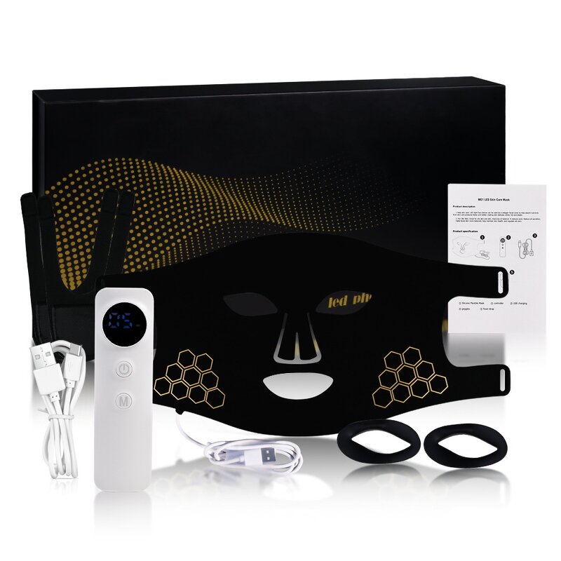 Wireless LED Face Mask Manufacturer - Professional Silicone Photon Therapy for Skin Care