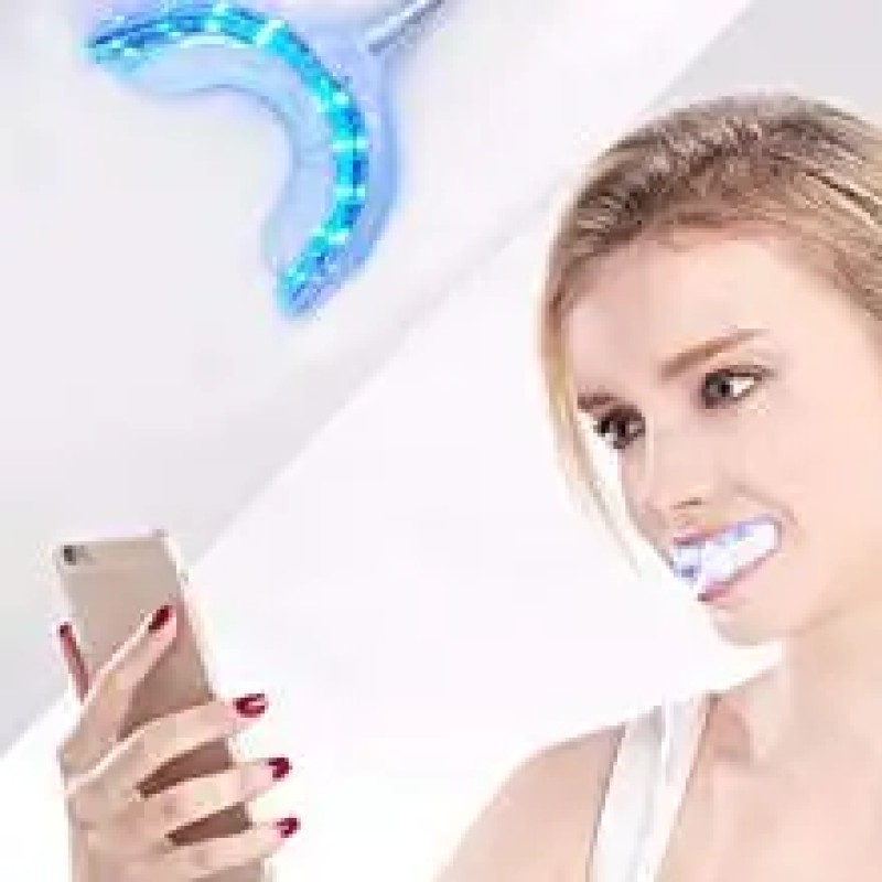 Teeth Whitening Kit Manufacturer - Portable LED Light Device with Strips for Home Adult