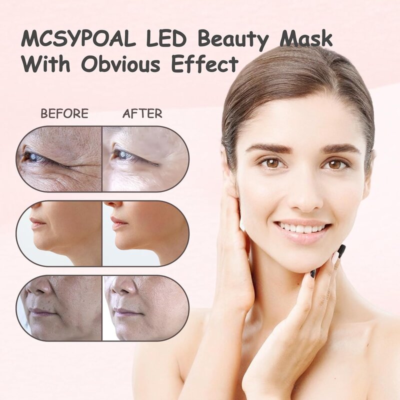 LED Face Mask Manufacturer - Light Therapy Red Light for Facial Skin Model A10
