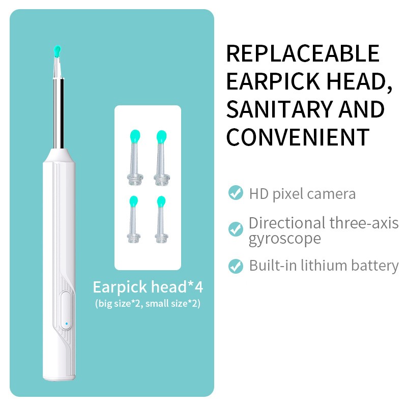Electric Ear Cleaner Manufacturer - Hot Sale Portable with Camera Light Integrated US Plug WiFi