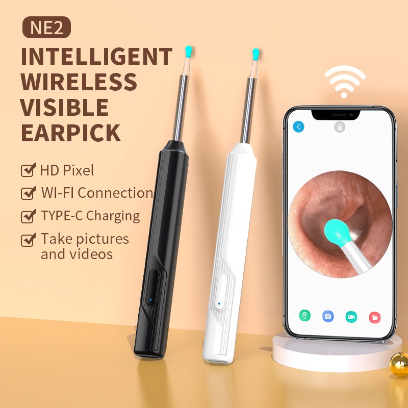 Electric Ear Cleaner Manufacturer - Hot Sale Portable with Camera Light Integrated US Plug WiFi