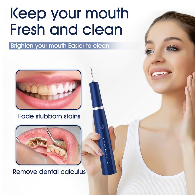 Ultrasonic Teeth Cleaner Manufacturer - Portable IPX6 Waterproof High Power Plaque Remover