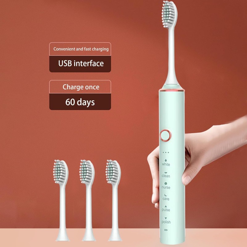Electric Toothbrush Manufacturer - Newly Upgraded Rechargeable Ultrasonic for Clean Teeth