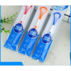 Tongue Scraper Manufacturer - Colorful Wide Silicone Rubber Head Plastic for Effective Cleaning