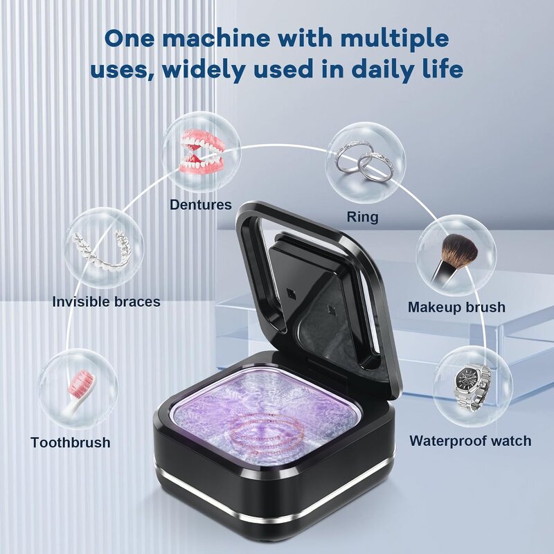 Ultrasonic Retainer Cleaner Manufacturer - Upgraded 45kHz for Dentures OEM/ODM