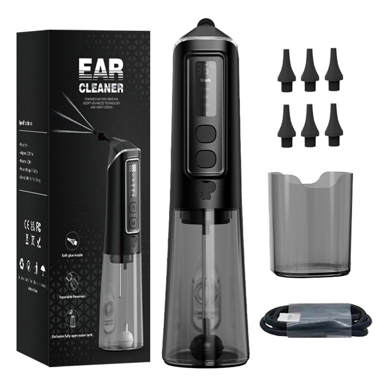Ear Cleaner System Manufacturer - Electric 3 Streams Water 3 Modes IPX7 Waterproof Rinse Kit