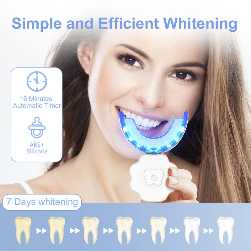 Teeth Whitening Kit Manufacturer - Professional Rechargeable Wireless with LED Light Lamp