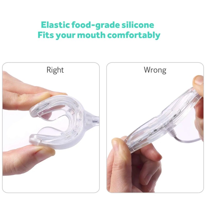Teeth Whitening Kit Manufacturer - Portable LED Light Device with Strips for Home Adult