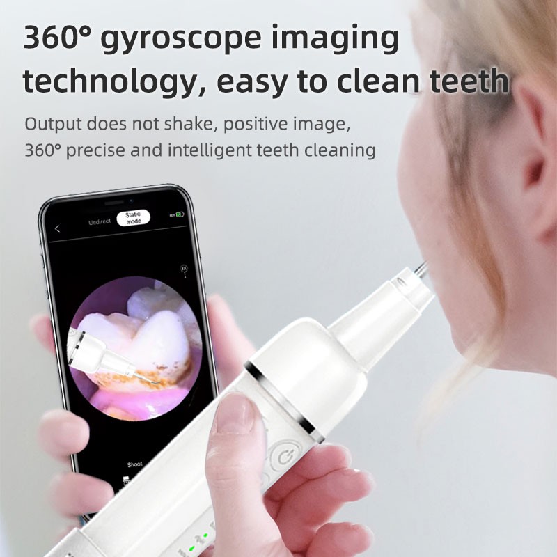 Ultrasonic Teeth Cleaner Manufacturer - Portable with Visual Camera WiFi Tartar Calculus Remover
