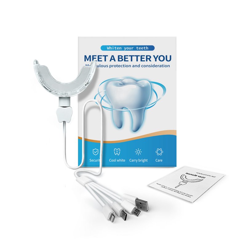 Teeth Whitening Kit Manufacturer - LED Light with Blue Light Device Oral Care Kit