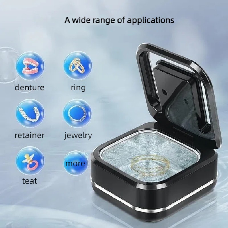 Ultrasonic Cleaner Manufacturer - Professional 45KHZ 24W Portable for Denture Aligner Jewelry