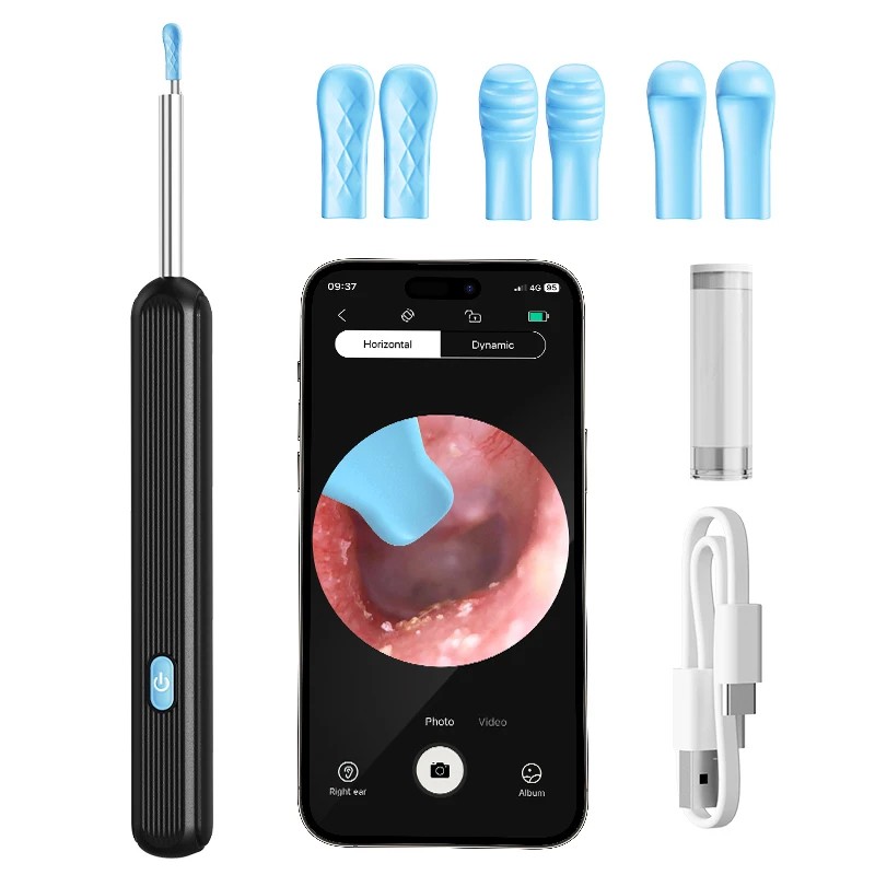 Visual Earpick Kit Manufacturer - Factory Otoscope Endoscope with WiFi for Ear Cleaning