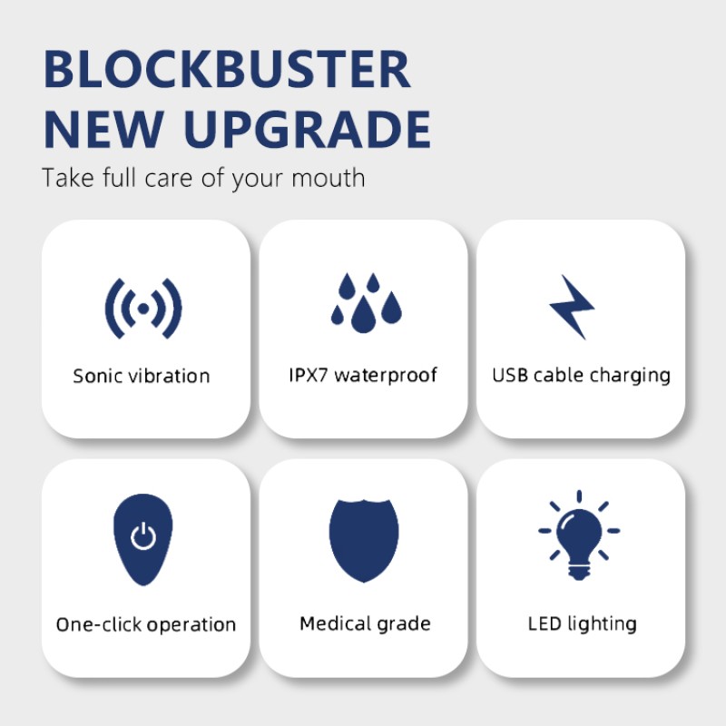 Dental Plaque Remover Manufacturer - Hot Sale Electric Home Sonic Tartar Remover Tooth Cleaner