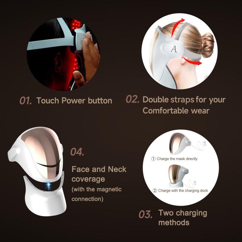 Red Light Therapy Mask Manufacturer - LED Light Therapy for Skin Care Photon Mask