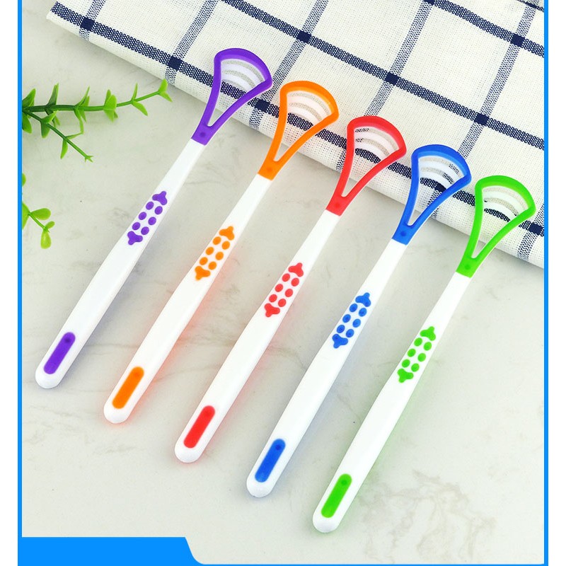 Tongue Scraper Manufacturer - Colorful Wide Silicone Rubber Head Plastic for Effective Cleaning