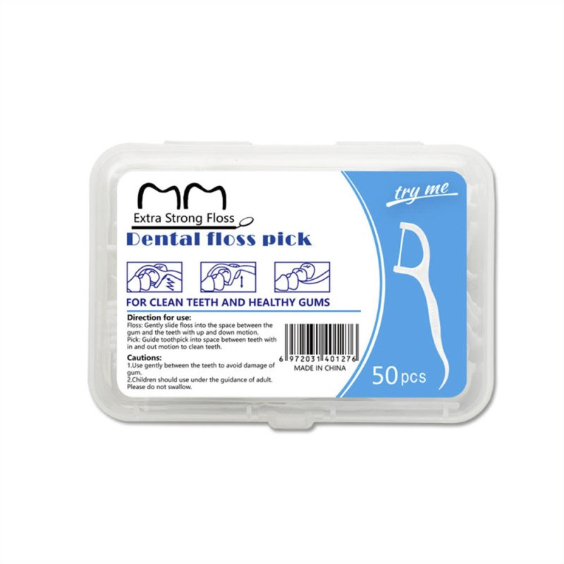 Dental Floss Picks Manufacturer - Eco-Friendly Bulk 50 Custom Logo Multi-Purpose Oral Hygiene