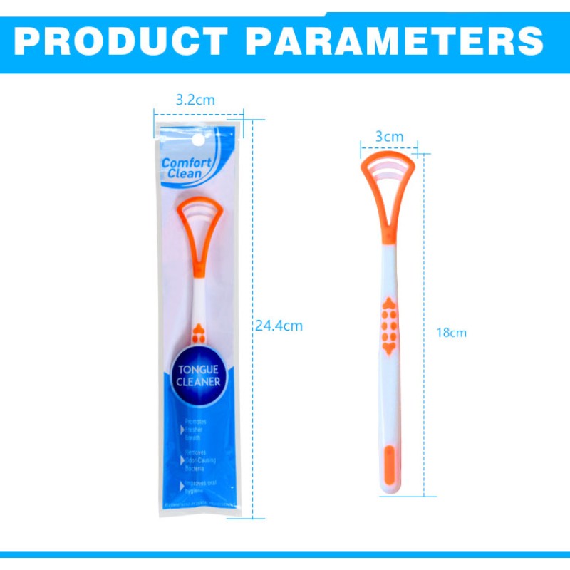 Tongue Scraper Manufacturer - Colorful Wide Silicone Rubber Head Plastic for Effective Cleaning