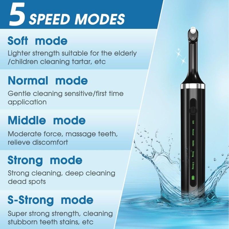 Teeth Whitening Kit Manufacturer - 5 Modes High Quality Electric Polisher for Home Use