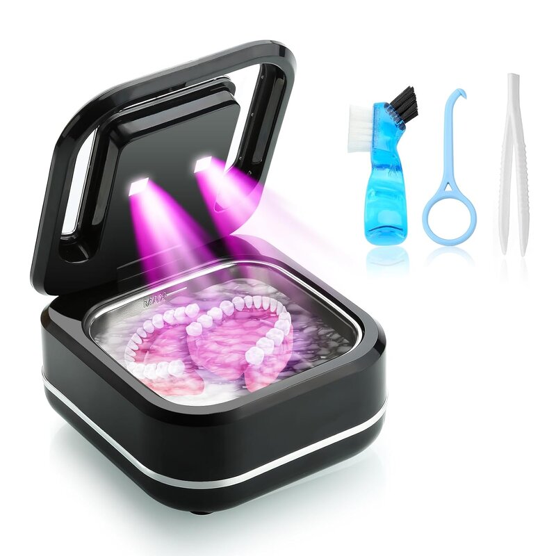 Ultrasonic Retainer Cleaner Manufacturer - Upgraded 45kHz for Dentures OEM/ODM