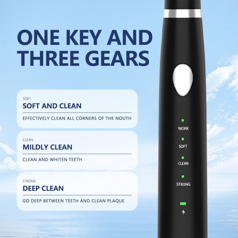 Dental Plaque Remover Manufacturer - Hot Sale Electric Home Sonic Tartar Remover Tooth Cleaner