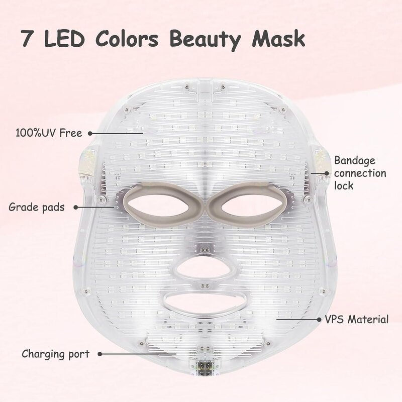 LED Face Mask Manufacturer - Light Therapy Red Light for Facial Skin Model A10