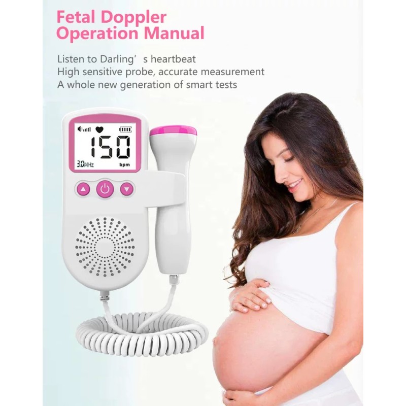 Fetal Doppler - Portable Ultrasound Monitor