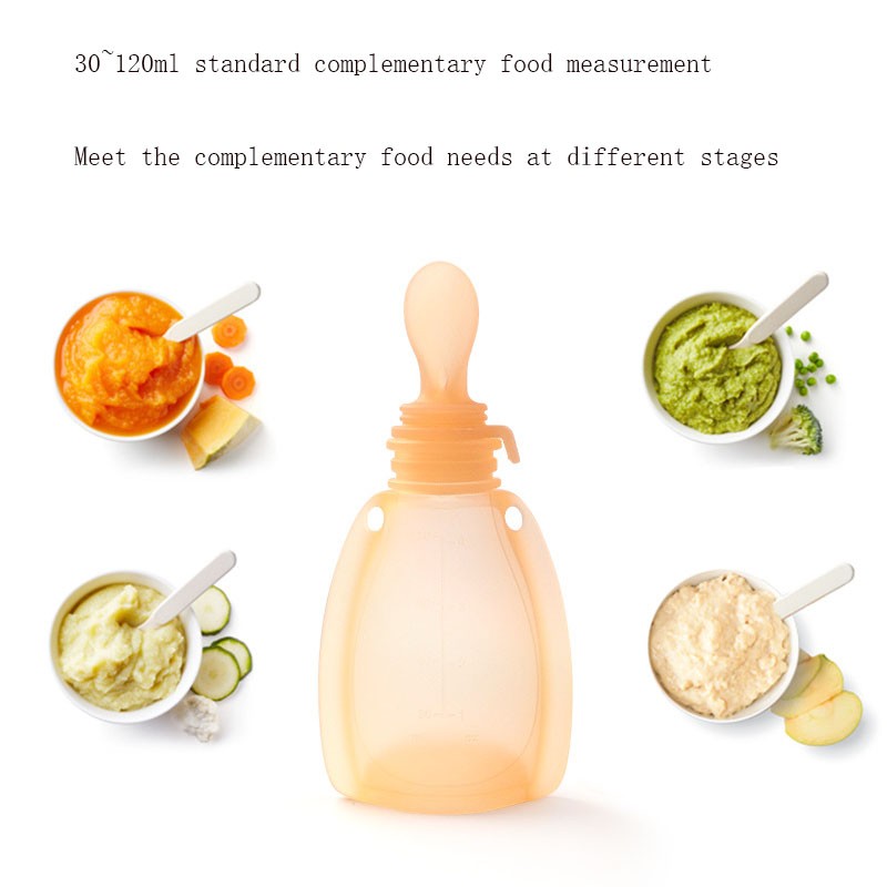 Baby Food Pouch - Reusable Leak Proof
