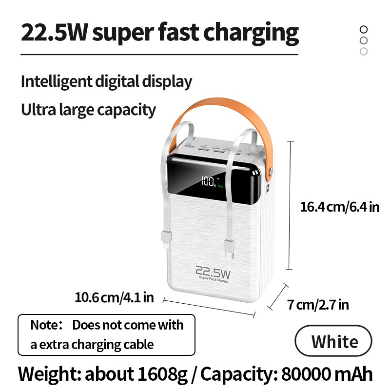 Outdoor Power Bank - 80000mAh 22.5W