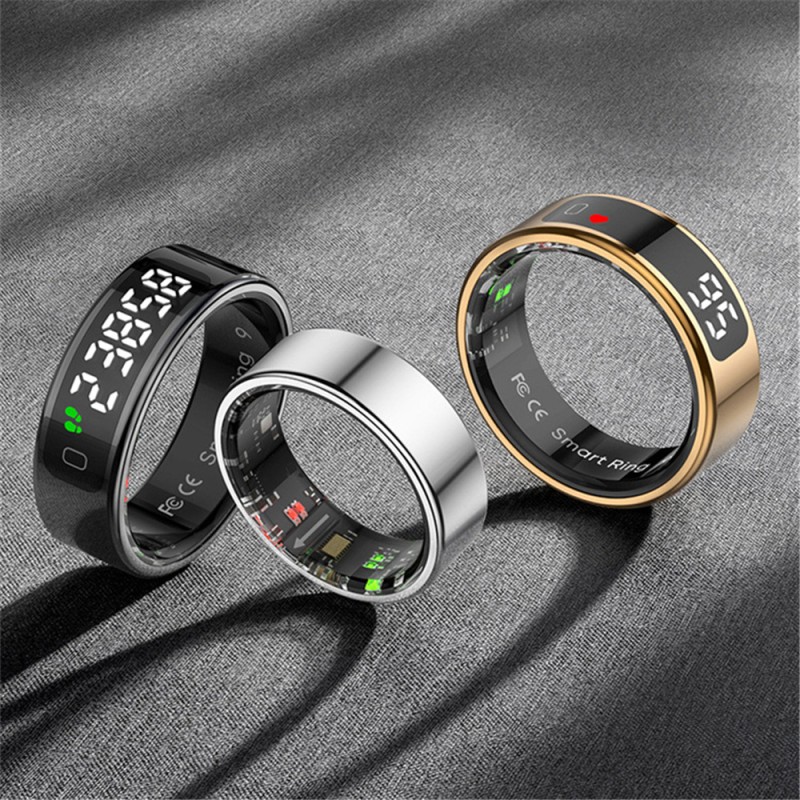 Smart Fitness Ring - Wireless Charging Tracker