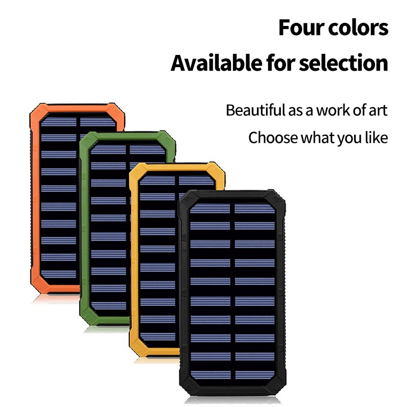 Waterproof Power Bank - Solar 10000mAh