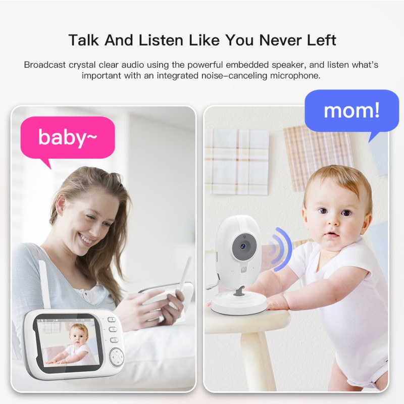Digital Baby Monitor - 3.5 Inch LCD Wifi