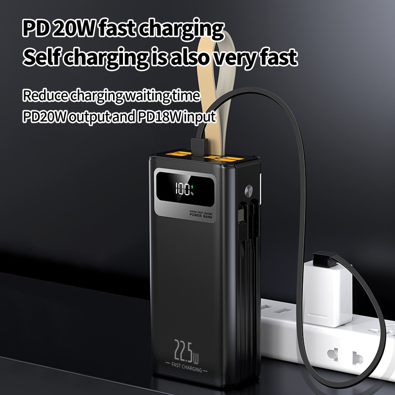 High Capacity Power Bank - 50000mAh LED
